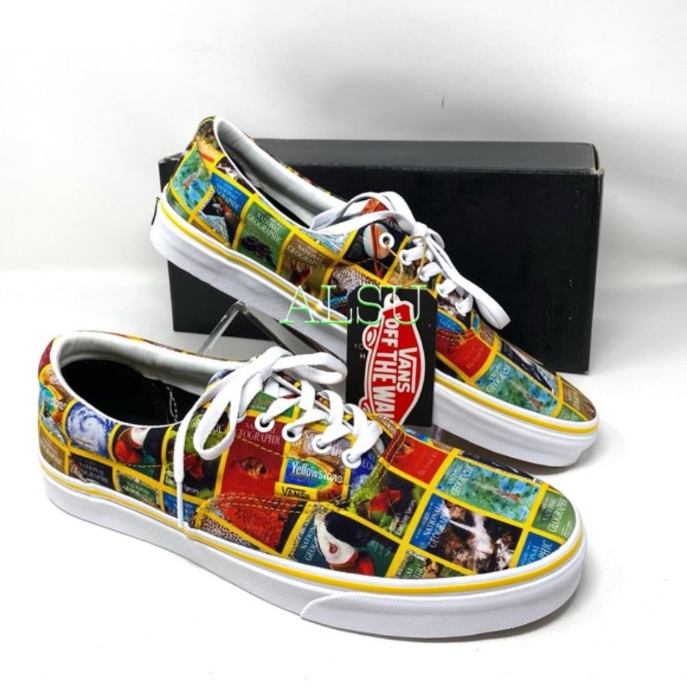 VANS National Geographic Collaboration Women's Era Red Nat Size 6.5 VN0A4U39WJZ - Picture 10 of 11